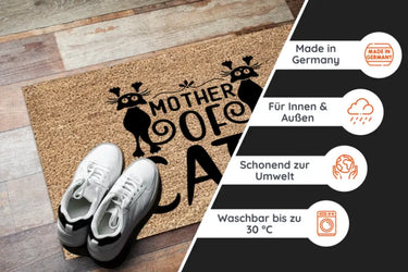 Fußmatte mit Spruch -